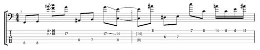 A b minor bebop scale consists of b, c#, d, e, f#, g#, a and a# notes. Bass Blog Archives Johnny Cox Music