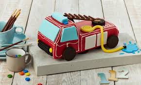 Feuerwehrauto Rezept Feuerwehrauto Kuchen Kindergeburtstag Feuerwehrauto