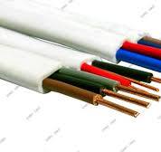 Oxygen-free Copper Flat Twin Core Flexible Power Cord Cable for Machine RVB  2x0.5mm2 Flat VDE Approval H03VVH2-F BVVB Cable