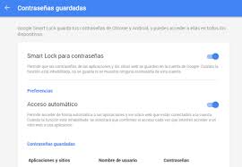 Smart Lock Passwords El Administrador De Contrasenas De Google Administrador De Contrasenas Contrasenas Contrasenas Guardadas