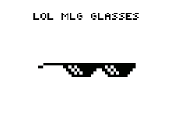 Pixilart Mlg Glasses By Mills11 When designing a new logo you can be inspired by the visual logos found here. pixilart mlg glasses by mills11