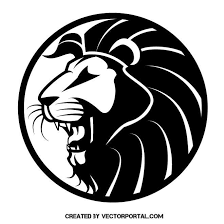 Black And White Vector Art Free Lion Vector Image Stencil Art Lion Vector Stencil Art Vector Art