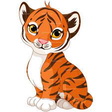 Download Clipart Baby Tiger Royalty Free Vector Design Cartoon Tiger Tiger Cartoon Cute Tigers