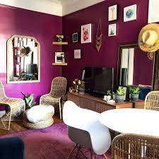 Bright And Bohemian Living Room With Rattan Panton Inspired S Chairs Under 350 Plum Living Rooms Colourful Living Room Decor Living Room Orange