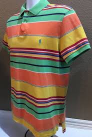 Black And Orange Ralph Lauren Polo Shirt Polo By Ralph Lauren Polo Shirt 100 Cotton Striped Multi Color Large Ralph Lauren Polo Shirts Polo Ralph Lauren Stylish Mens Fashion