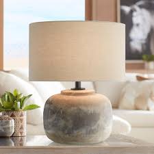 Table Lamps Currey And Company Beton Antique Earth Accent Table Lamp In 2020 Concrete Table Lamp Table Lamp Round Table Lamp