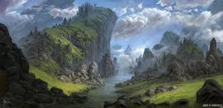 How to create a striking landscape concept. Mow Moodpaint16 Fantasy Landscape Landscape Art Landscape