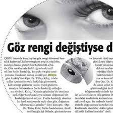 Goz Rengi Degistiyse Dikkat Aksam