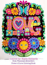 Love Coloring Page From Thaneeya Mcardle S Power Of Love Coloring Book Coloring Book Art Coloring Books Hippie Art