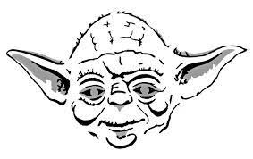 Easy Yoda Pumpkin Stencil Google Search Star Wars Drawings Star Wars Pumpkins Star Wars Stencil