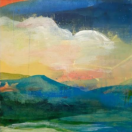Wild Blue Yonder - 16"x16" — LINDA CORDNER