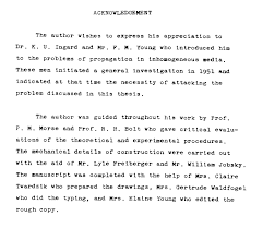 The thesis has also beneﬁted from comments and suggestions made by dr. Acknowledgements Of Dissertation Looking For The Full Text