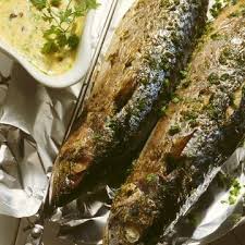 Maquereaux Grilles Sauce Moutarde Mackerel With Mustard Sauce Yummy Dinners Mackerel Food