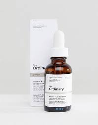 Don't have too many products on the go at once. The Ordinary Retinol 1 In Squalane Asos