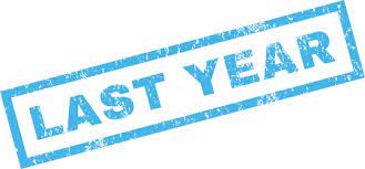 Last year rubber stamp Royalty Free Vector Image