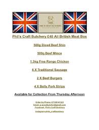 This weeks meat box.