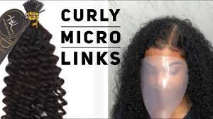 Installing micro loop extensions on short relaxed hair. Curly Micro Link Extensions London Youtube