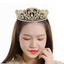 Tiara Crown for Wedding and Party Jeweled Costume, Hair Accessories ,  Tiaras Princess Crown ,for Bridal, for Halloween Prom Party Style F