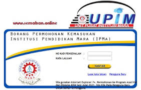 Pemdaftaram pelajar baharu kemasukan ke kolej profesional mara (kpm) ambilan tahun 2021 bagi pelajar diploma. Cara Kemaskini Upimonline Borang Permohonan Kemasukan Institusi Pendidikan Mara Ipma 2021 Semakan Online 2021