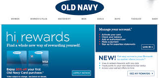 Your old navy visa® or gap inc. Online Login Process For Old Navy Credit Card Credit Cards Login