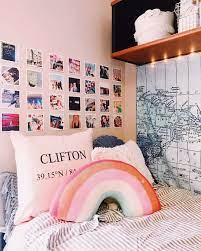 Cute Girly Dorm Room In 2021 Dorm Room Inspiration Dorm Room Designs Dorm Sweet Dorm