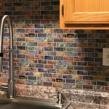 Tiled kitchen backsplashes give a custom look to a home and stand up better than a wallpapered backsplash according to an angie's list magazine report. Art3d Peel And Stick Kitchen Backsplash Tile Sticker 12 X 12 Faux Ceramic Tile Design 10 Pack Walmart Com Walmart Com