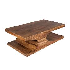 Die würfel mit gegossener betonoberfläche lassen sich toll kombinieren und flexibel. Ausgefallener Couchtisch Aus Sheesham Holz Im Nature Style