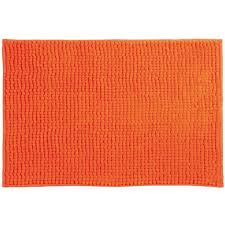 Setzen sie ein highlight im badezimmer. Msv Badteppich Badvorleger Duschvorleger Chenille Hochflor Badematte 40x60 Cm Orange