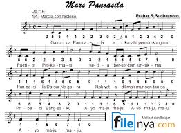 Garuda pancasila sebagai lambang negara indonesia juga memiliki lagu yang berjudul garuda pancasila. Garuda Pancasila Mars Pancasila Not Angka Not Balok Lirik Chord Filenya