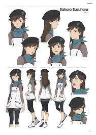 Sakura Suzuhara Anime Character Design Character Design Female Character Design