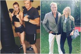 Yes, it is the big swede in person. Masculine Hollywood Star Dolph Lundgren And His Family Wife Children
