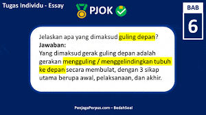 Tuliskan empat prinsip gerakan meroda. Jelaskan Yang Dimaksud Dengan Guling Depan Cara Golden