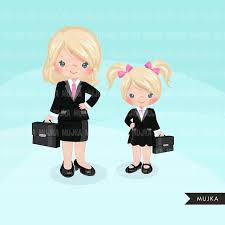 Here you can find the business license clipart image. Girl Boss Little Entrepreneur Clipart Cute Boss Mother Daughter Characters Shop Logo Graphics Business Avatar Commercial Use Clip Art Clip Art Kids Clipart Digital Stamps