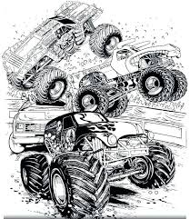 Printable Truck Coloring Pages Monster Truck Coloring Pages Truck Coloring Pages Monster Truck Drawing