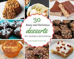 Seeking the summer desserts for picnics? Over 30 Tasty Picnic Desserts Eat At Home