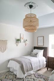 .to set up some permanent twin bed rooms or rooms with one queen and two singles or two doubles etc, to save having to change bed configurations on a daily basis. Neutral Guest Room With Twin Beds Blue Ceiling With Images Small Guest Rooms Twin Beds Guest Room Blue Ceilings
