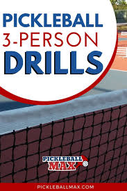 3 Person Pickleball Drills Pickleball Drill Person