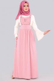 Pembe Tesettur Bahcivan Elbise Modelleri Elbise Modelleri Elbise The Dress