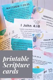 Jun 14, 2020 · free printable scripture cards on encouragement through prayer focusing on the word of god during times of discouragement is also a powerful way to get through difficult seasons in life. Scripture Cards About Anxiety Free Printable The Organized Mom Life