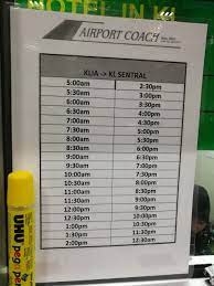 Whilt klia transit starts from klia2, stops at klia1 and three other stops (salak tinggi skybus is the airasia operated shuttle bus from kl sentral to klia2 and vice versa, for a one way fare of rm10.00. Klia To Kl Sentral Bus Schedule And Fare Rates Escape Manila