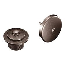 Oil rubbed bronze finish incorporates the warmth of bronze with tumbled light and dark accents, creating an antiqued look. Moen Tub Shower Drain Cover Oil Rubbed Bronze T90331orb Rona