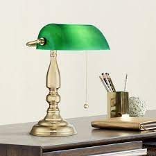 Illuminate your work station while adding a touch of color with this bright banker's desk lamp. Bankers Desk Lamp Walmart Online