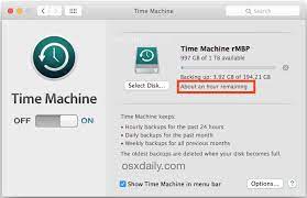 The copying of files went well with around 300gb data moved across reasonably quickly. How To Check The Time Remaining Of A Time Machine Backup In Mac Os X Osxdaily