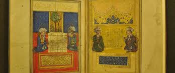 Image result for Persian manuscript chess
