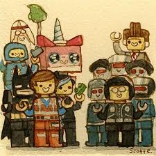 Scott C S Great Showdown Tribute To The Lego Movie Lego Art Lego Movie Lego Film