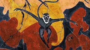 Blue Monkeys No 8 Study No 3 By Steve Bogdanoff In 2021 Art Painting Portrait Drawing