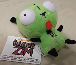 Nwt Cute Green Alien Invader Zim Dog Suit Robot Gir Mini Plush Stuffed Toy Doll Invader Zim Dog Suit Animal Plush Toys