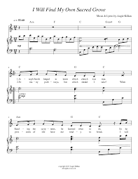 Sheet Music Picture Sacred Groves Primary Music Singing Time