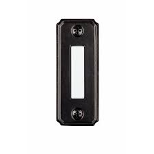 Check spelling or type a new query. Hampton Bay Wired Lighted Door Bell Push Button Black The Home Depot Canada