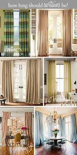 Design Tip How Long Should Curtains Be Floating Above The Floor Breaking On The Floor Or Pooling Home Decor Home Home Deco